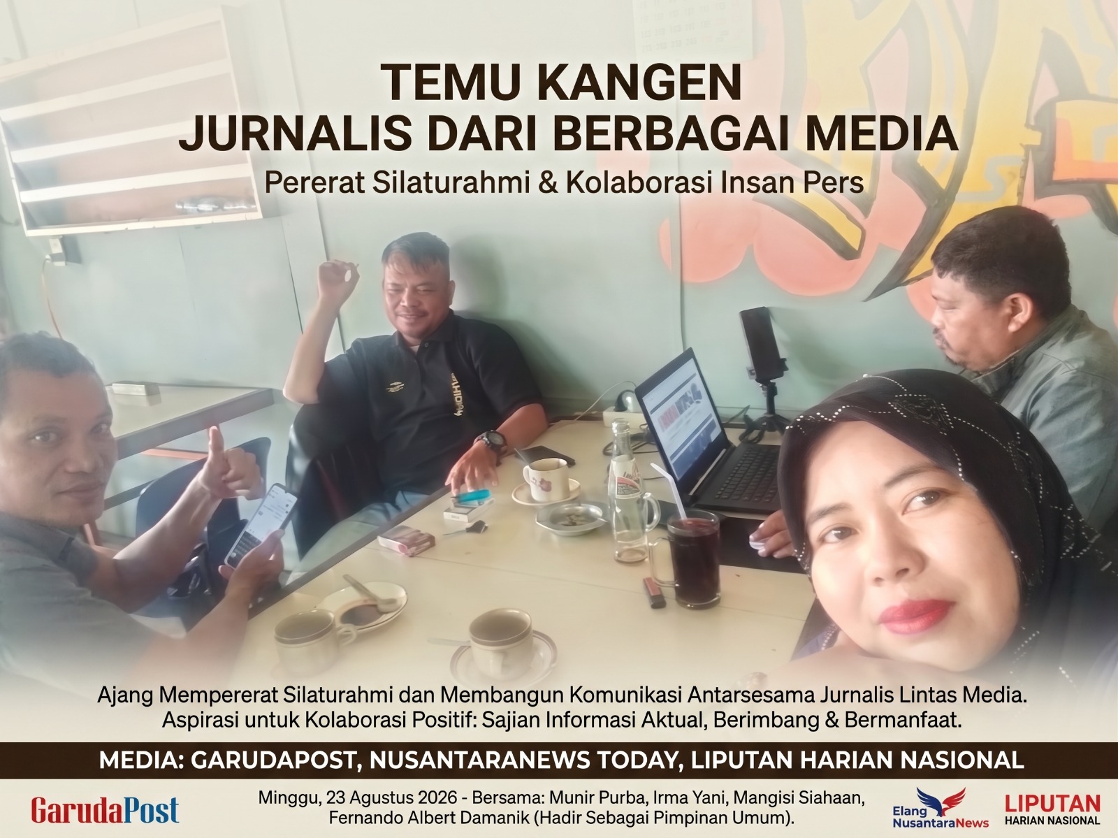 Peran Pers di Era Digital: Jurnalis Lintas Media di Medan Perkuat Silaturahmi dan Kolaborasi