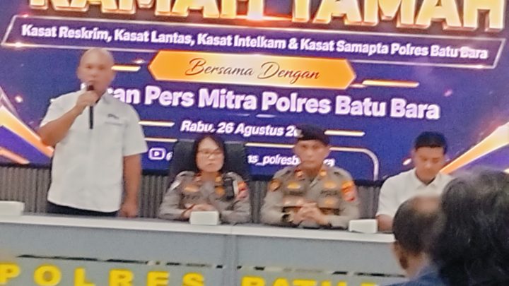 Polres Batu Bara Perkuat Sinergi dengan Media, Kenalkan Jajaran Pejabat Baru