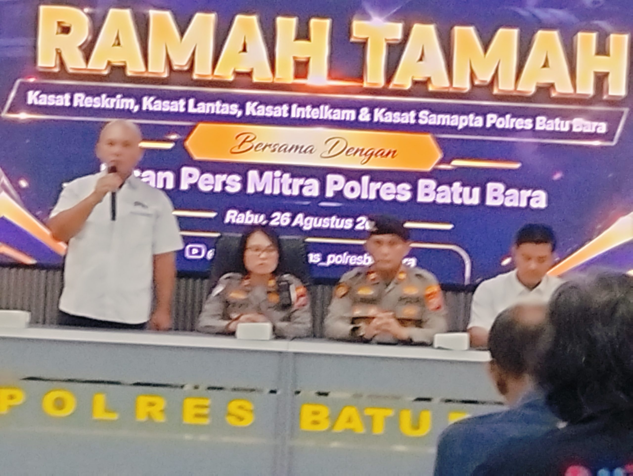 Polres Batu Bara Perkuat Sinergi dengan Media, Kenalkan Jajaran Pejabat Baru