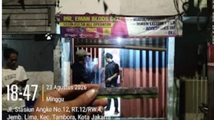 Dugaan Peredaran Obat Keras Berkedok Konter Pulsa Marak di Jembatan Lima, Pengelola Sebut Diduga Milik Oknum Mantan Aparat