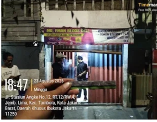 Dugaan Peredaran Obat Keras Berkedok Konter Pulsa Marak di Jembatan Lima, Pengelola Sebut Diduga Milik Oknum Mantan Aparat