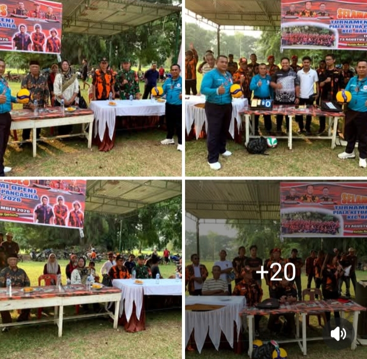 Turnamen Bola Voli Semi Open Resmi Dibuka di Taman RS Laras Bahapal