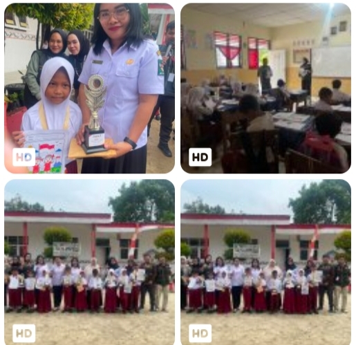 Mahasiswa KKN Gelar Lomba Mewarnai Meriah, Asah Kreativitas Siswa SD Serapuh Simalungun