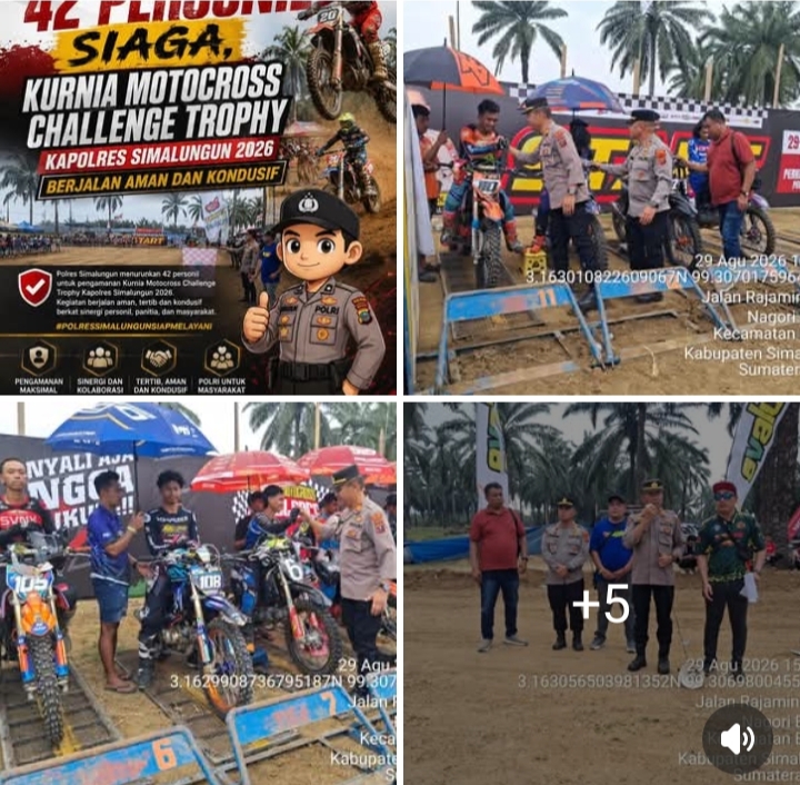Kurnia Motocross Challenge Trophy Kapolres Simalungun 2026: Sukses dan Aman Berkat Sinergi Pengamanan