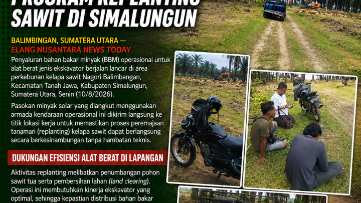 Dukungan Logistik Vital: BBM Operasional Pastikan Kelancaran Replanting Sawit di Simalungun