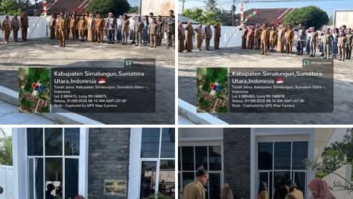 Oplus_0 Perkuat Disiplin dan Pelayanan, Kantor Camat Tanah Jawa Gelar Apel Pagi dan Gotong Royong