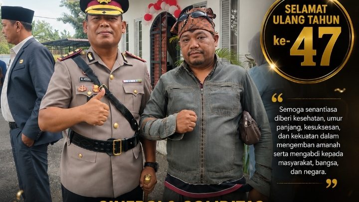 Fernando Albert Damanik Ucapkan Selamat HUT ke-47 Kapolres Simalungun, Tekankan Pentingnya Sinergitas