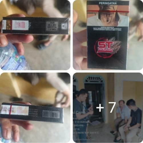 Tindak Lanjuti Pemberitaan Media, Polsek Bandar Huluan Cek Dugaan Rokok Ilegal di Pematang Kerasaan Rejo