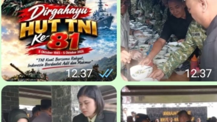 Peringatan HUT ke-81 TNI: Menjaga Kedaulatan, Mengabdi untuk Rakyat.
