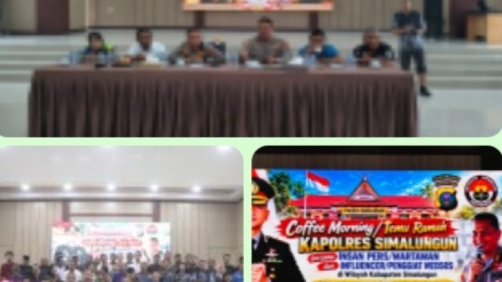Temu Ramah di Aula Tathya Dharaka, Kapolres Simalungun Rangkul Wartawan Wujudkan Polri Humanis .