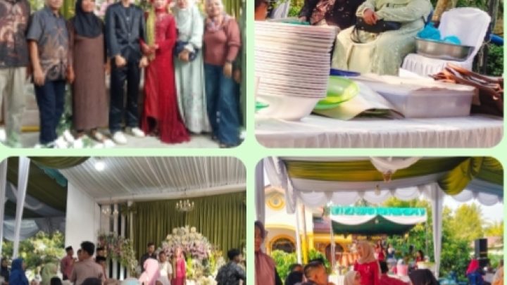 Meriah dan Penuh Khidmat, Resepsi Pernikahan Ninda dan Aan Berlangsung Hangat di Simalungun