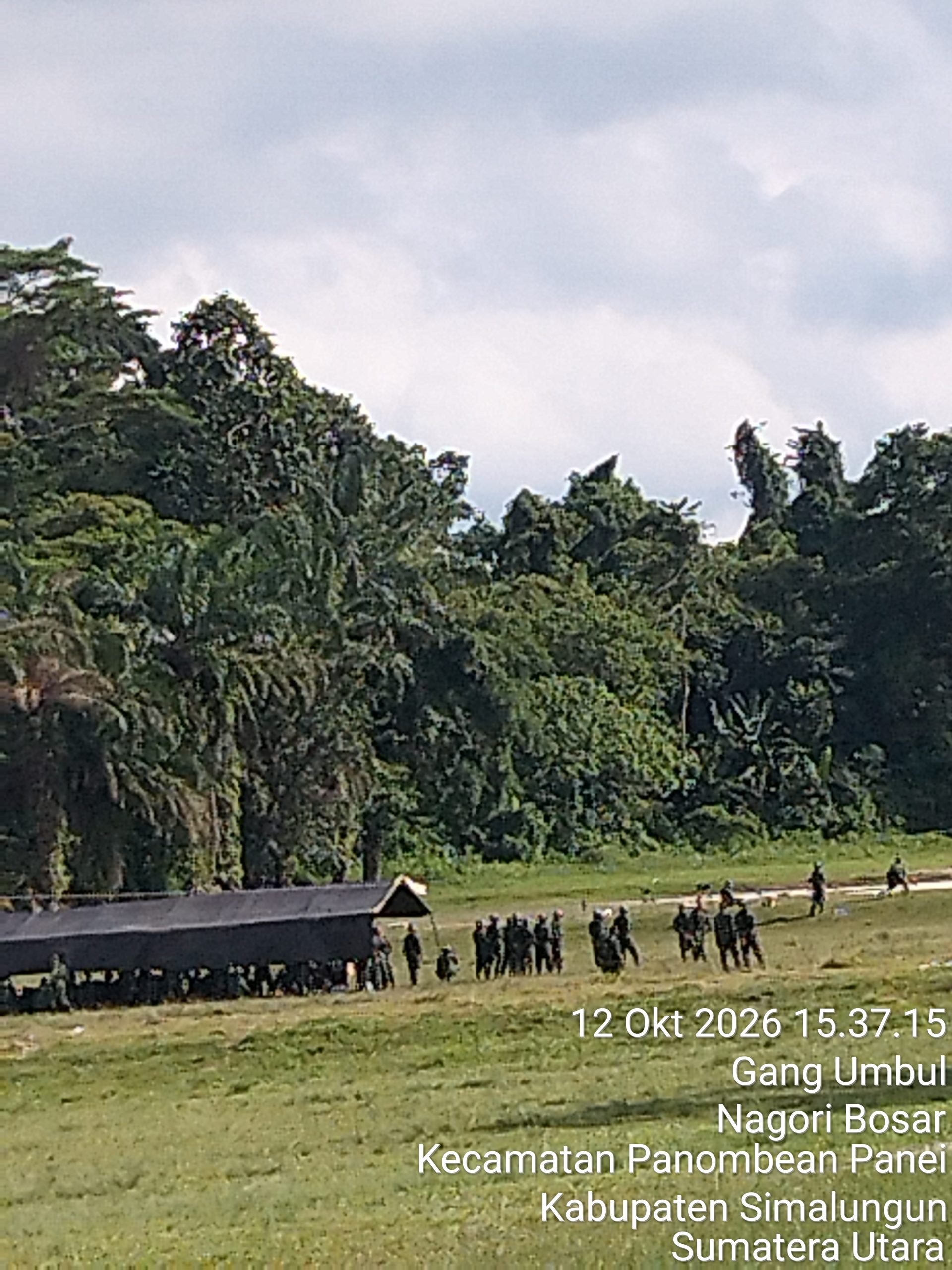 ​Tingkatkan Kesiapsiagaan, Anggota Komponen Cadangan Gelar Latihan Menembak di Simalungun. ​